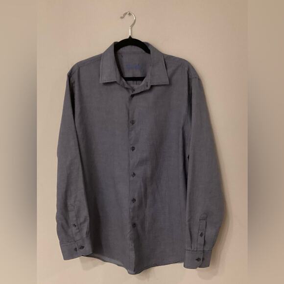 Men’s Tasso Elba Cotton Button Down Shirt in Size Large NWOT - Picture 1 of 5